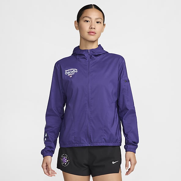 Purple nike windbreaker new arrivals